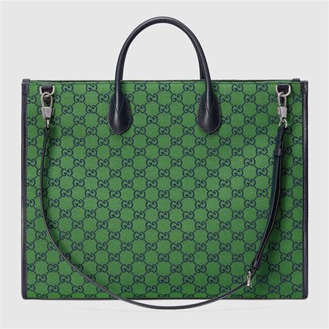 borsa gucci tessuto blu shopping|Nuova collezione di borse tote di Gucci da donna su FARFETCH.